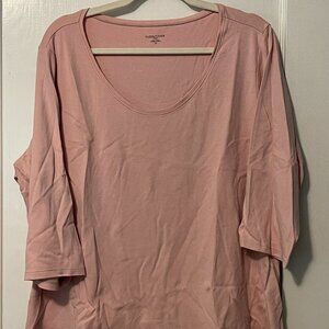 Like New Eileen Fisher 3/4 sleeve knit top size 2X